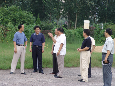 聊城大学党委书记程玉海同志来我院视察指导工作